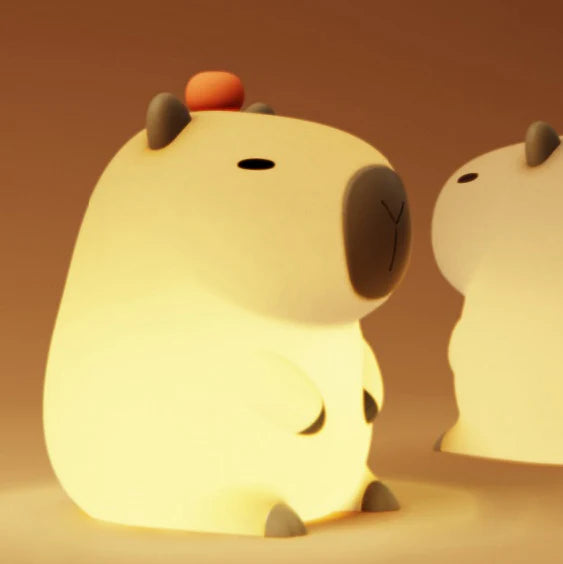 TwinklePal® Capybara Squishy Night Light - Perfect Gift 🎁