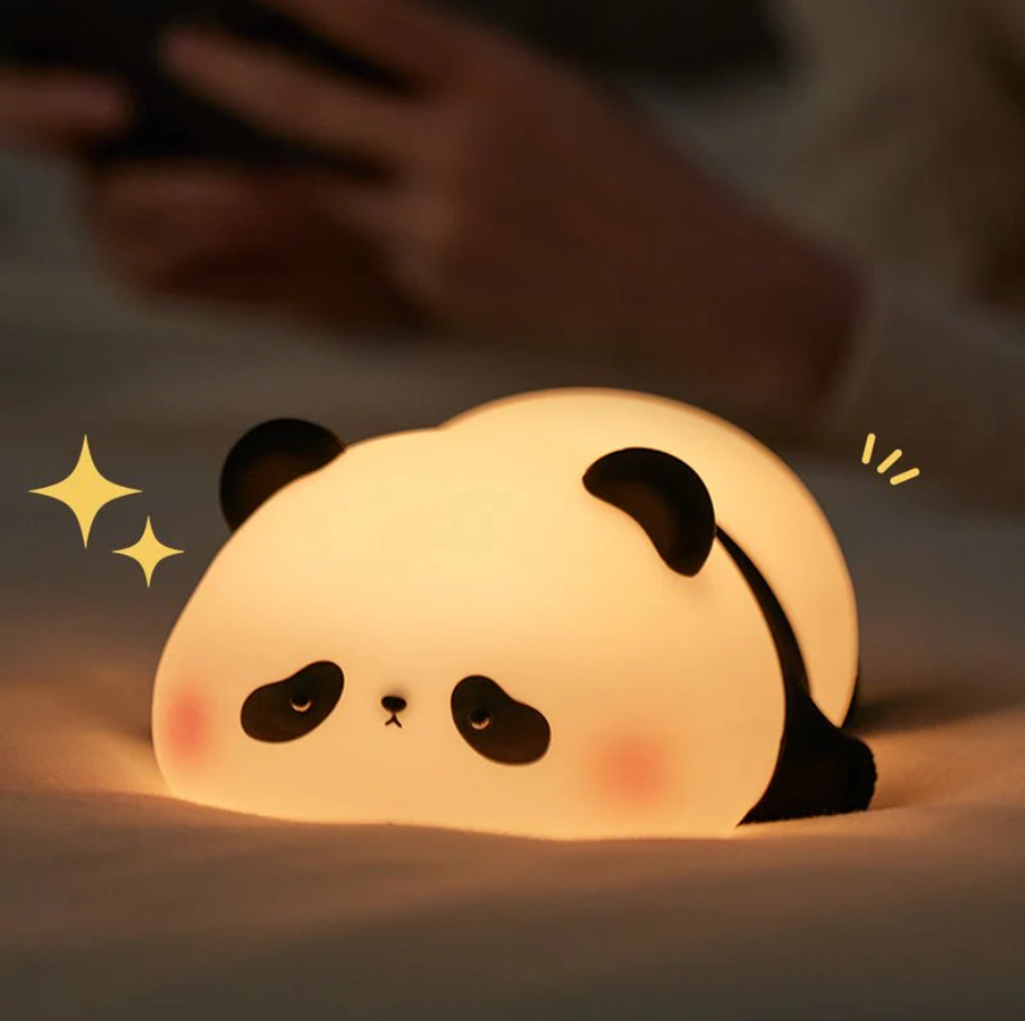 TwinklePal® Cute Panda Night Light LED Squishy Tap Lamp Best Gift for Baby and Girl🎁