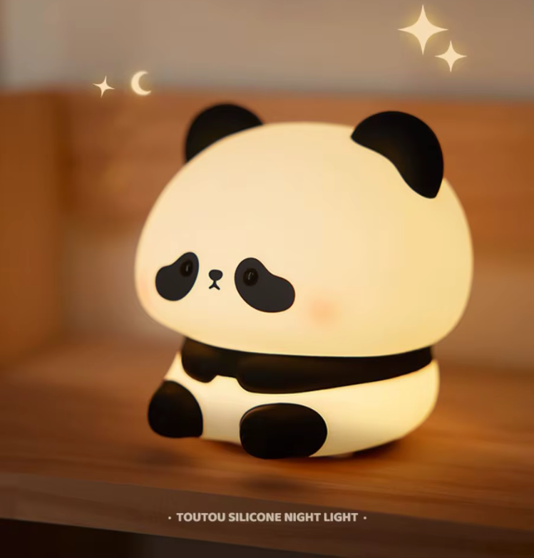 TwinklePal® Cute Panda Night Light LED Squishy Tap Lamp Best Gift for Baby and Girl🎁